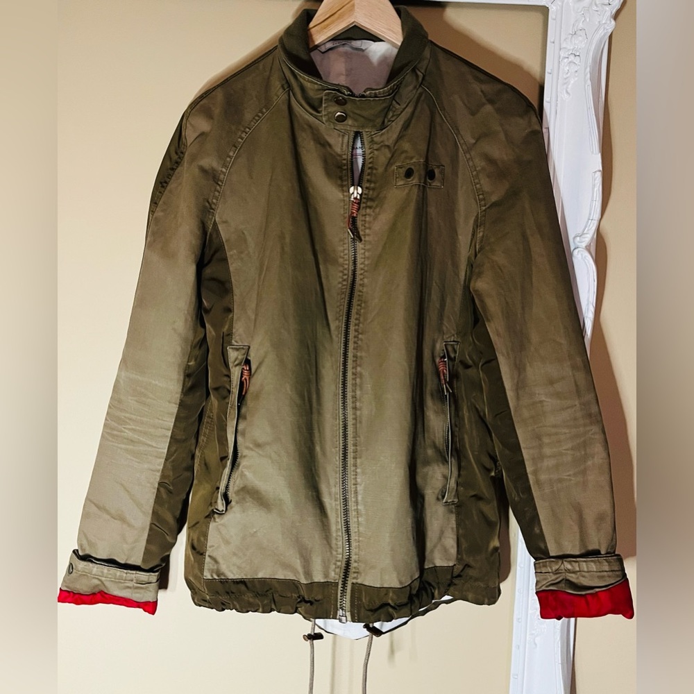 Zara Men's Olive Green Jacket